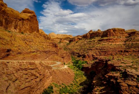 Swichbacks on Chicken Corners Trail, Moab, UT