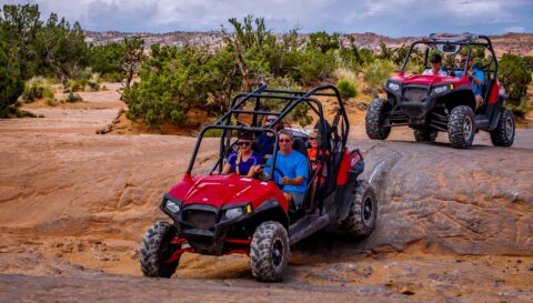 The Whole Family Can Enjoy In Drive Along Poison Spider Trail, Moab, UT