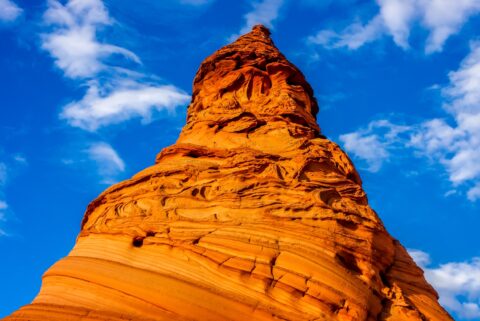 Twisted Isn’t It, Rock Formation In Pow Hole, Varmilion Cliffs National Monument, AZ