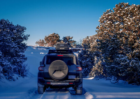 Uphill Towards La Sal Mountains, Moab, UT