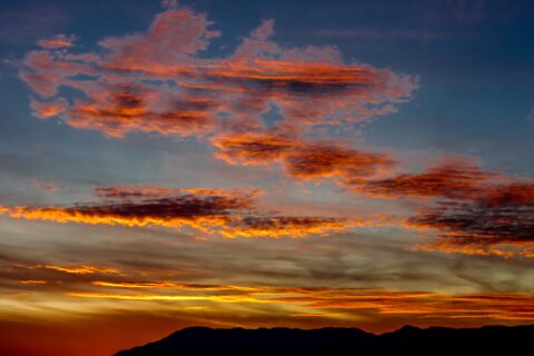 Vibrant Sunset Over Gooseberry Mesa. UT