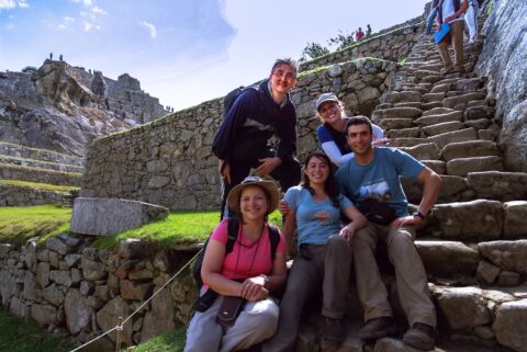 Without you I would never reach the Top of Wayna Picchu, Machu Picchu, Peru