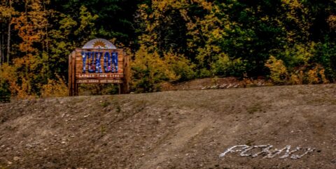 Yukon Sign Near The North End Of The Cassiar Highway (37), YT