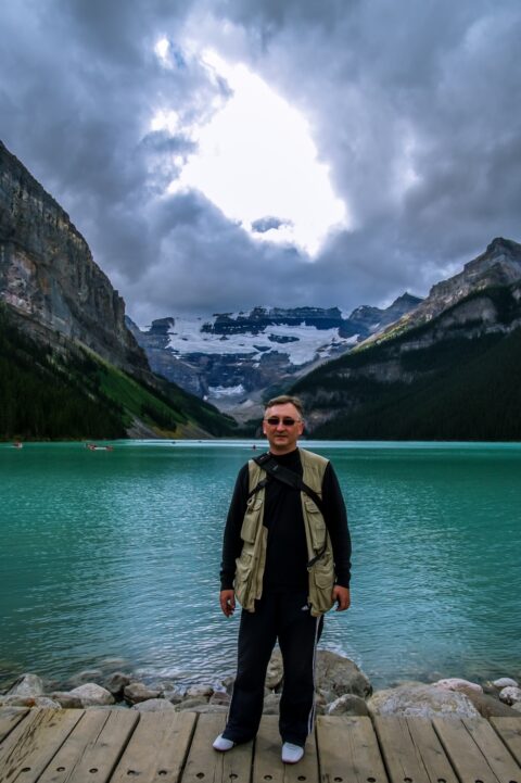 rrasha Again On Lake Louise, Banff National Park, AB