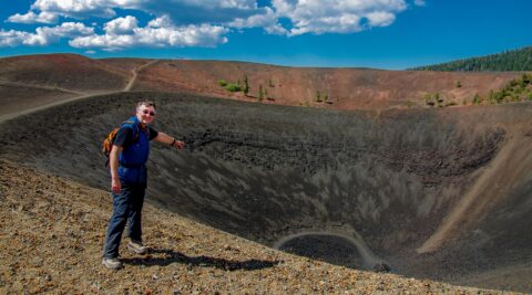 rrasha At The Crater Of The Cinder Cone, Lassen Volcanic National Park, CA