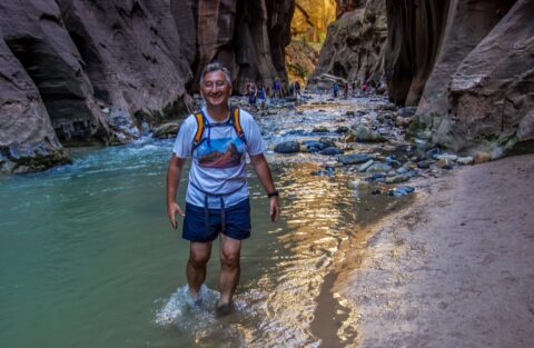 rrasha Hikes Narrows, Zion National Park, UT