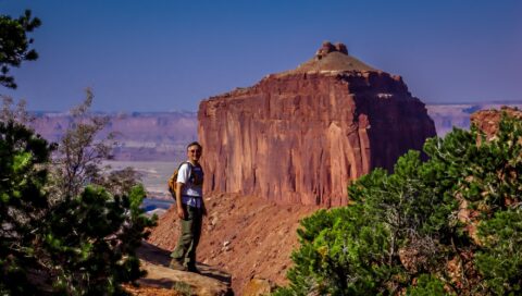 rrasha On The Trail To False Kiva In Canyonlands National Park, UT