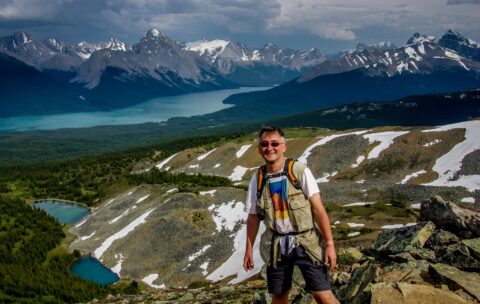 rrasha On Top Of Bald Hills Near Maligne Lake In In Jasper National Park, AB