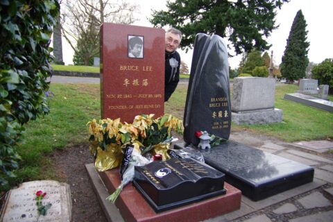 rrasha at Bruce Lee & Brandon Bruce Lee Memorial, Lake View Cemetery,Seattle, WA