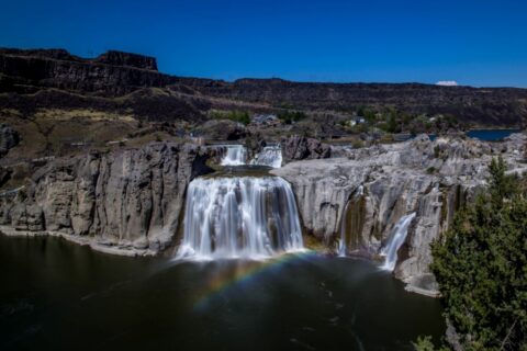 Rainbow At Shoshone Falls, Twin Falls, ID