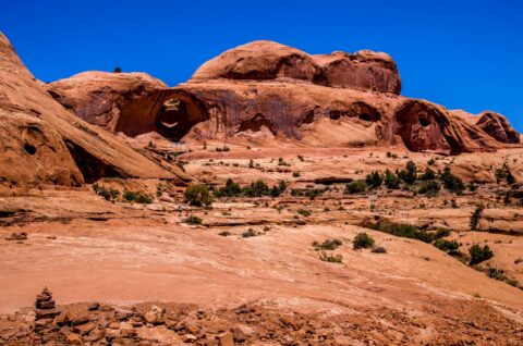 Trail To Bowtie Arch And Corona Arch, Moab, UT